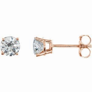 14K White 1/5 CTW Natural Diamond Stud Earrings
