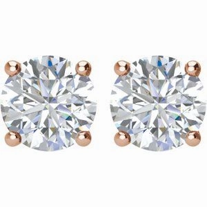 14K White 1/5 CTW Natural Diamond Stud Earrings