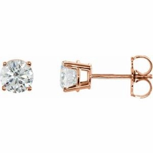 14K White 1/5 CTW Natural Diamond Stud Earrings