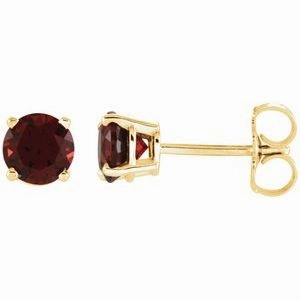 14K White 2.5 mm Natural Peridot Stud Earrings