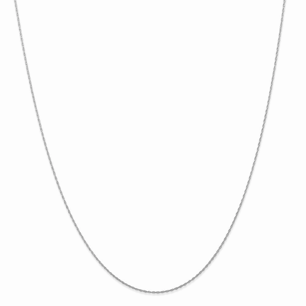 14k White Gold .5 mm (CARDED) Cable Rope Chain | 5RW