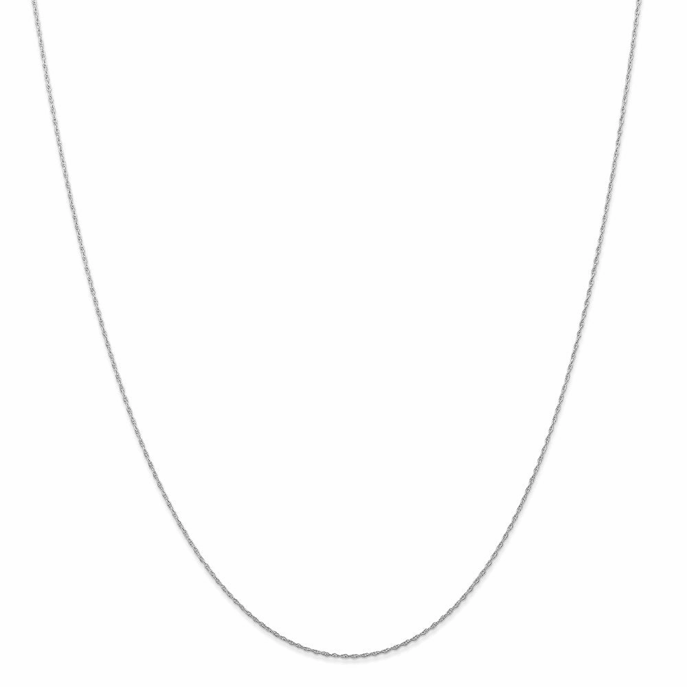 14k White Gold .5 mm (CARDED) Cable Rope Chain | 5RW