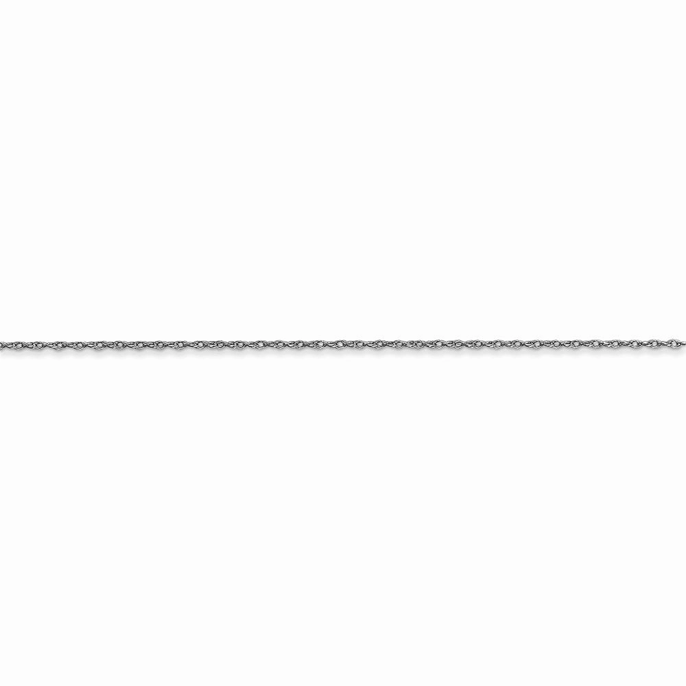 14k White Gold .5 mm (CARDED) Cable Rope Chain | 5RW