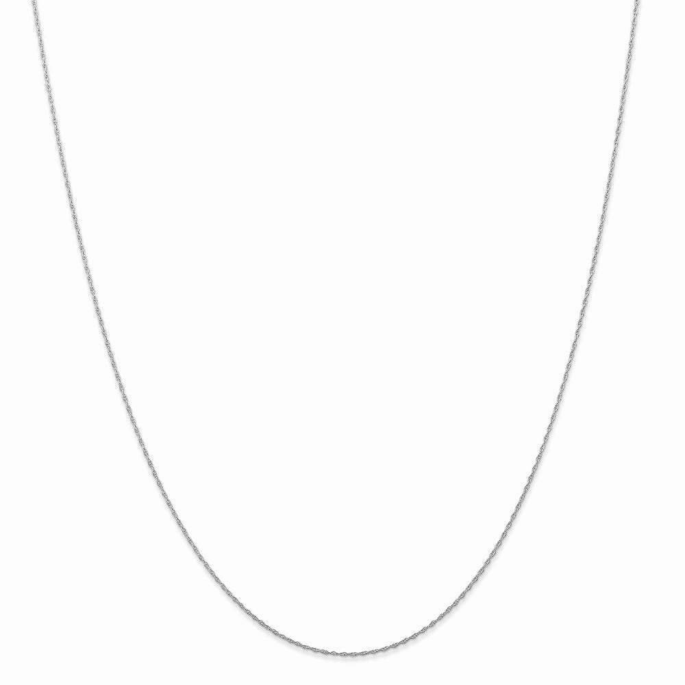 14k White Gold .5 mm (CARDED) Cable Rope Chain | 5RW