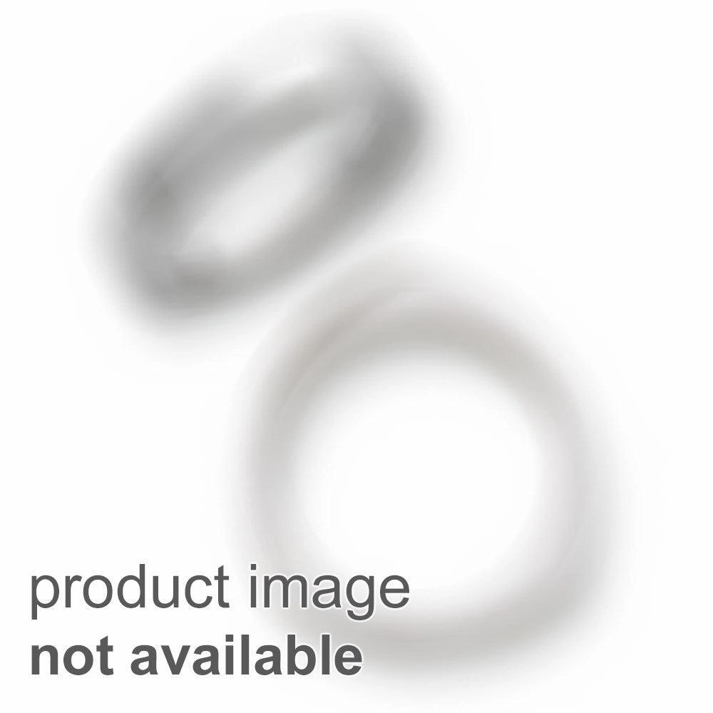 14k White Gold Long Curled Post Earrings