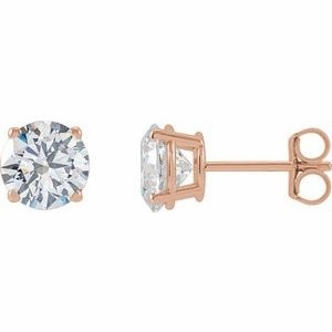 14K Yellow 1/3 CTW Lab-Grown Diamond Stud Earrings