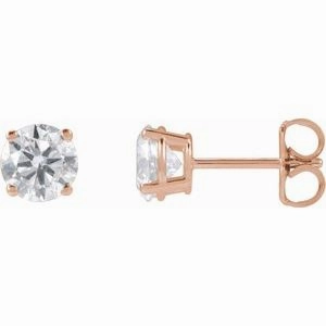 14K Yellow 1/3 CTW Lab-Grown Diamond Stud Earrings