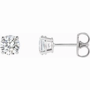 14K Yellow 1/3 CTW Lab-Grown Diamond Stud Earrings