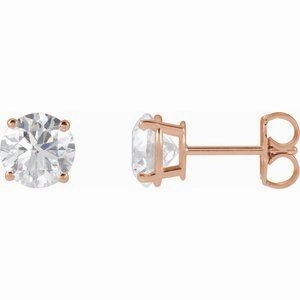14K Yellow 1/3 CTW Lab-Grown Diamond Stud Earrings