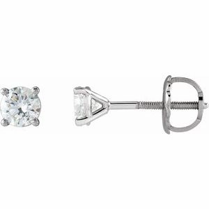 14K Yellow 1/3 CTW Natural Diamond Cocktail-Style Earrings