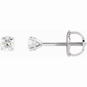 14K Yellow 1/3 CTW Natural Diamond Cocktail-Style Earrings
