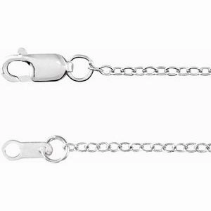 14K Yellow 1.3 mm Adjustable Cable 16-18" Chain