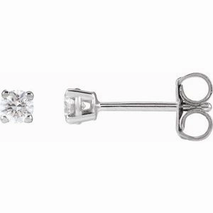 14K Yellow 1/5 CTW Lab-Grown Diamond Stud Earrings