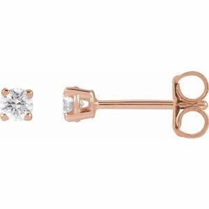 14K Yellow 1/5 CTW Lab-Grown Diamond Stud Earrings