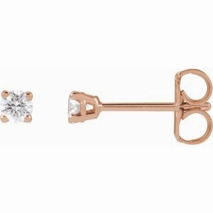 14K Yellow 1/6 CTW Lab-Grown Diamond Earrings