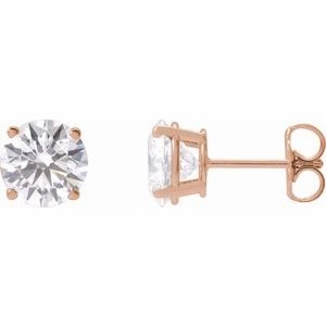 14K Yellow 2 1/2 CTW Lab-Grown Diamond Earrings
