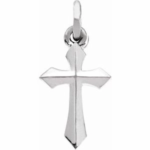 14K Yellow Cross Pendant