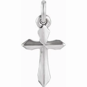 14K Yellow Cross Pendant
