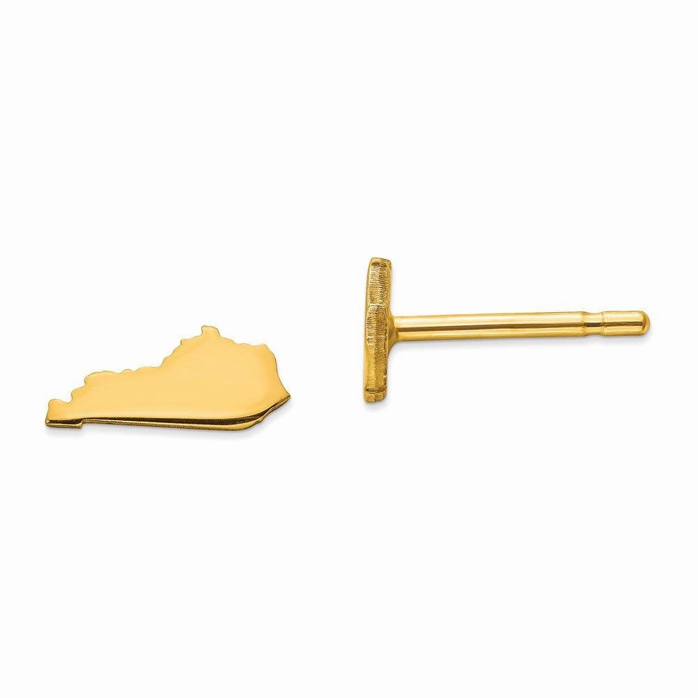 14KY KY Small State Earring