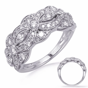 1.00 ctw. WHITE GOLD DIAMOND FASHION RING D4749WG