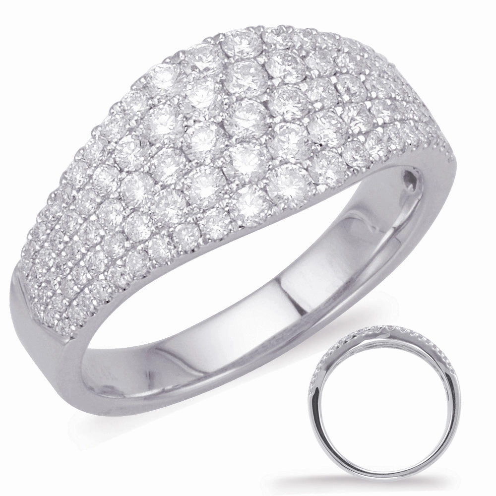 1.01 ctw. PLATINUM DIAMOND FASHION RING D4585-PL