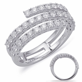 1.02 ctw. WHITE GOLD DIAMOND FASHION RING D4611WG