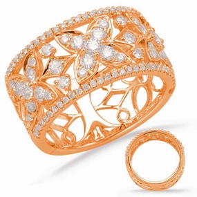 1.03 ctw. ROSE GOLD DIAMOND FASHION RING D4637RG
