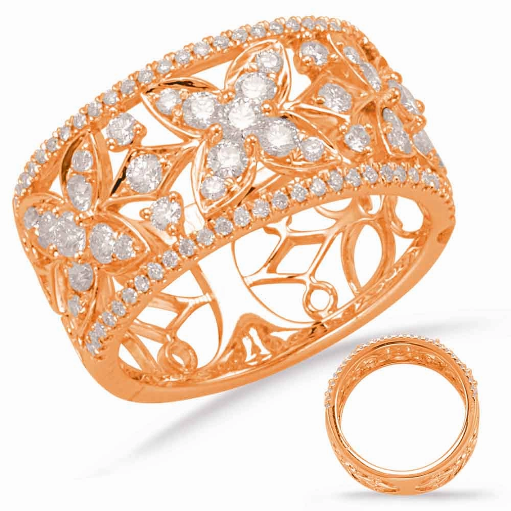 1.03 ctw. ROSE GOLD DIAMOND FASHION RING D4637RG