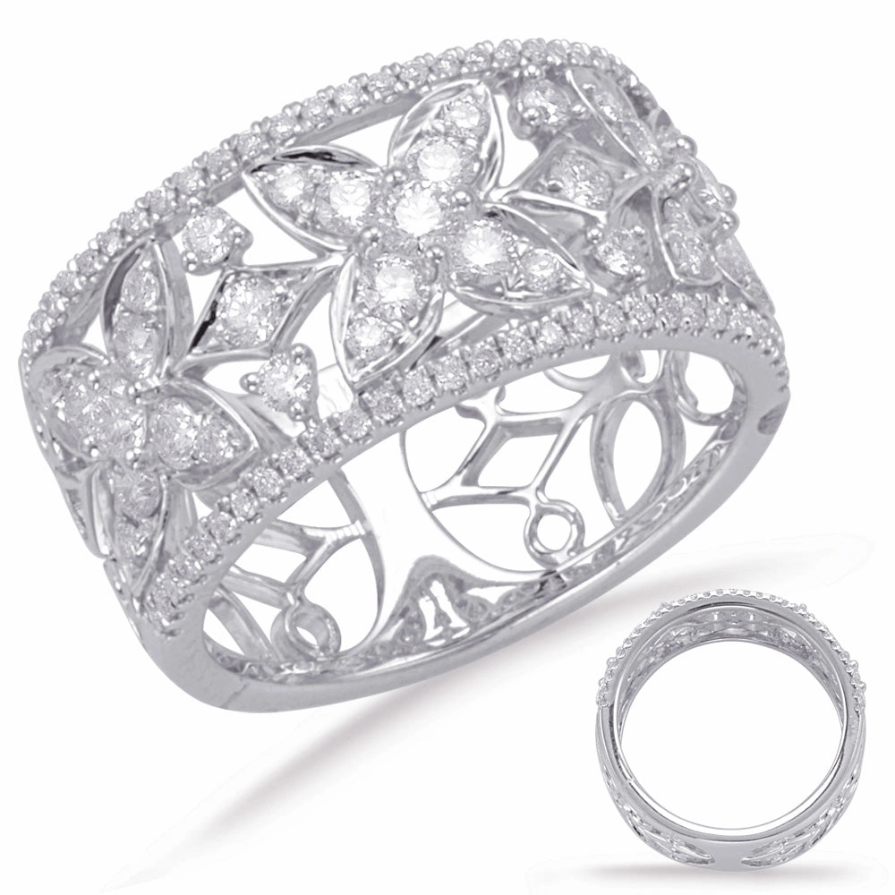 1.03 ctw. WHITE GOLD DIAMOND FASHION RING D4637WG