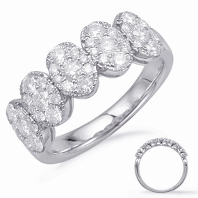 1.03 ctw. WHITE GOLD DIAMOND FASHION RING D4666WG