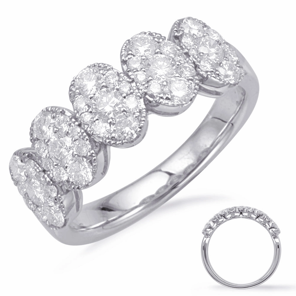 1.03 ctw. WHITE GOLD DIAMOND FASHION RING D4666WG