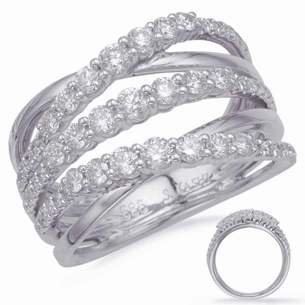 1.04 ctw. WHITE GOLD DIAMOND FASHION RING D4686WG