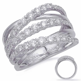 1.04 ctw. WHITE GOLD DIAMOND FASHION RING D4686WG