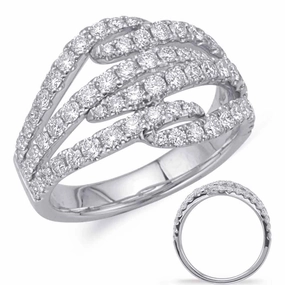 1.11 ctw. WHITE GOLD DIAMOND FASHION RING D4613WG