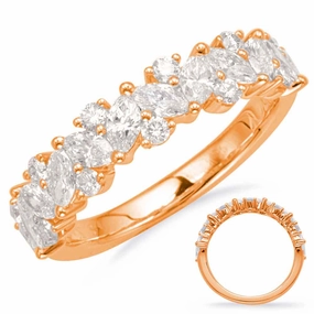 1.16 ctw. ROSE GOLD DIAMOND FASHION RING D4662RG