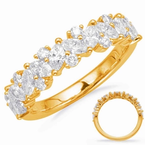 1.16 ctw. YELLOW GOLD DIAMOND FASHION RING D4662YG