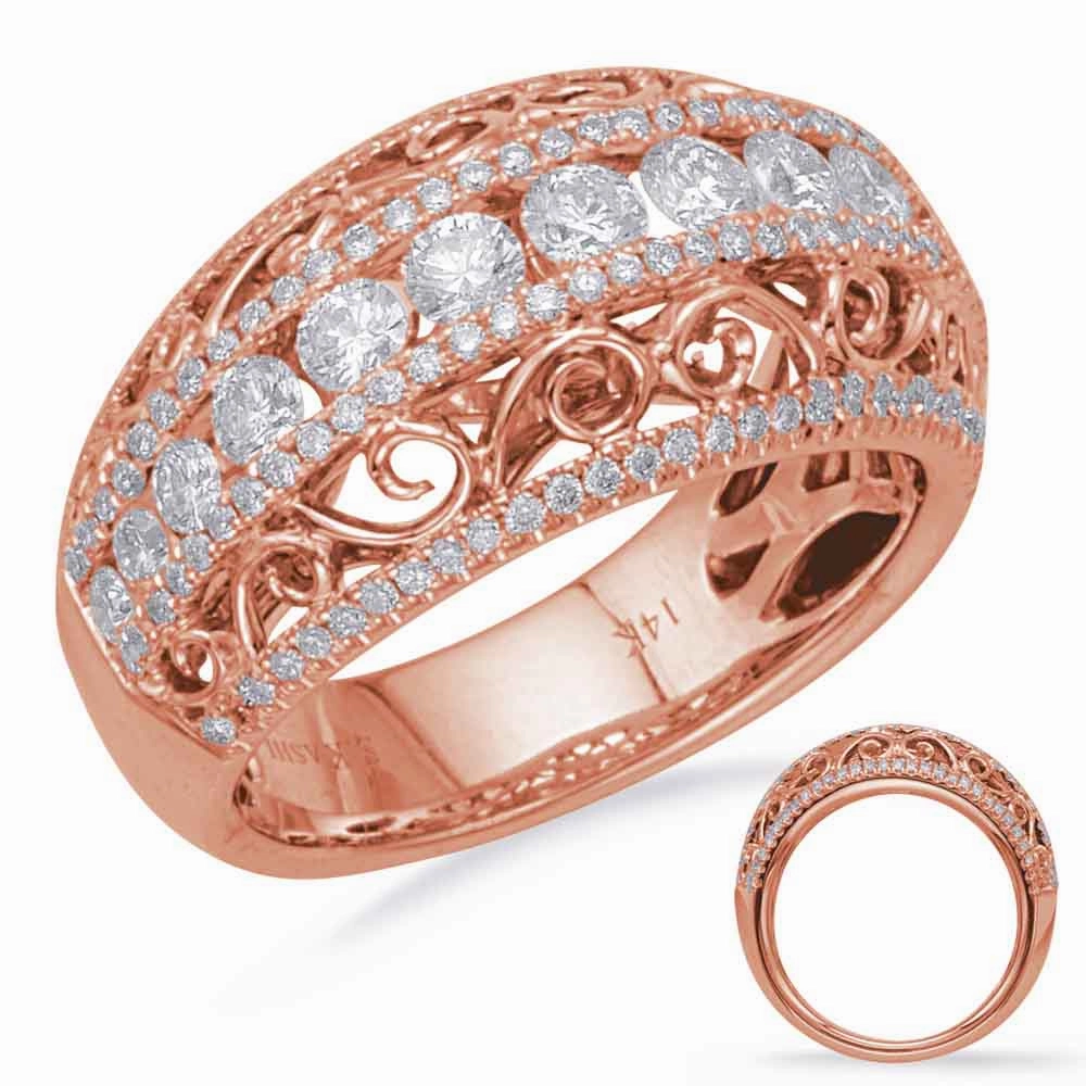 1.19 ctw. ROSE GOLD DIAMOND FASHION RING D4226RG