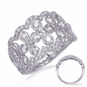 1.22 ctw. WHITE GOLD DIAMOND FASHION RING D4754WG