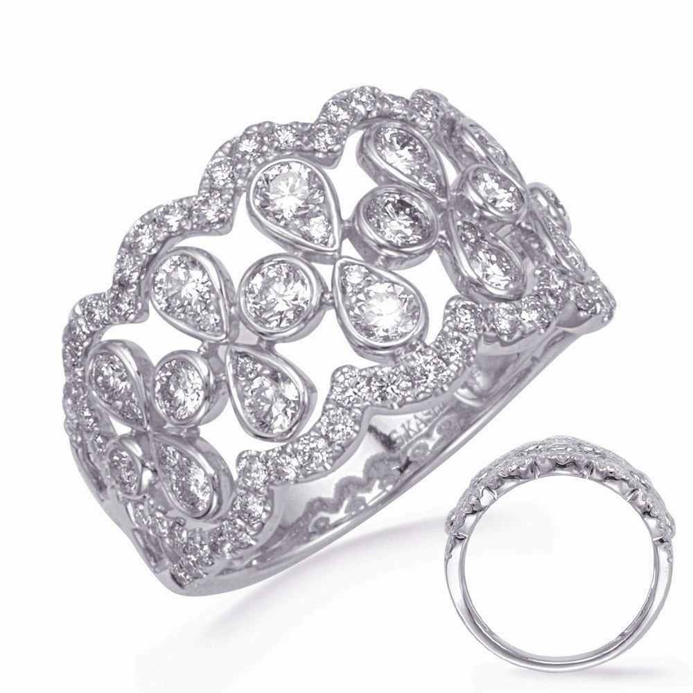 1.22 ctw. WHITE GOLD DIAMOND FASHION RING D4754WG