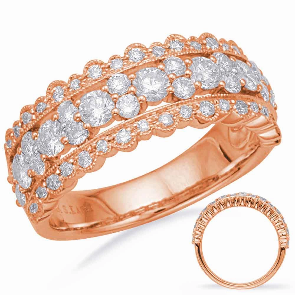 1.24 ctw. ROSE GOLD DIAMOND FASHION RING D4691RG