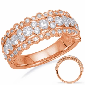 1.24 ctw. ROSE GOLD DIAMOND FASHION RING D4691RG
