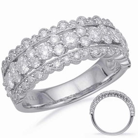 1.24 ctw. WHITE GOLD DIAMOND FASHION RING D4691WG