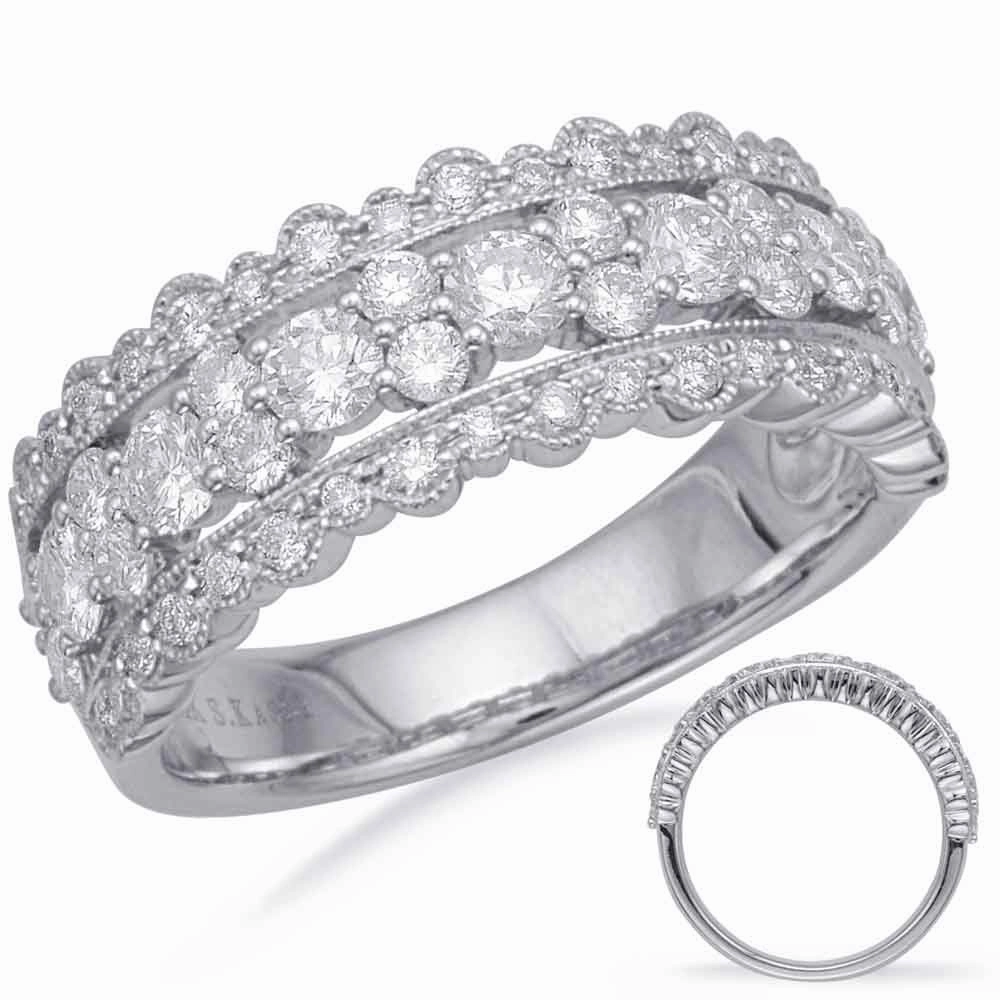 1.24 ctw. WHITE GOLD DIAMOND FASHION RING D4691WG