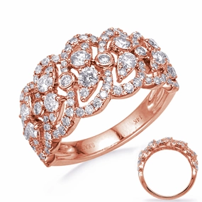 1.27 ctw. ROSE GOLD DIAMOND FASHION RING D4753RG