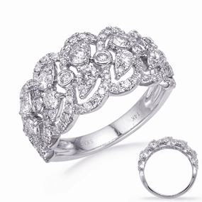 1.27 ctw. WHITE GOLD DIAMOND FASHION RING D4753WG