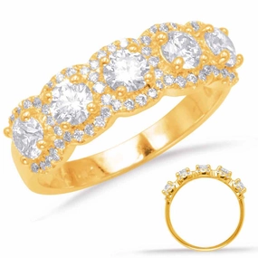 1.31 ctw. YELLOW GOLD DIAMOND FASHION RING D4593YG
