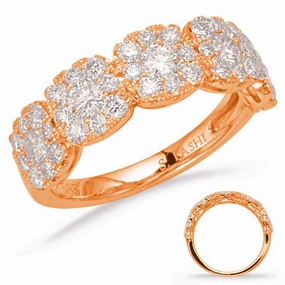 1.40 ctw. ROSE GOLD DIAMOND FASHION RING D4635RG