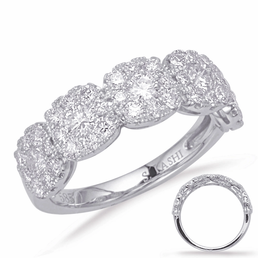 1.40 ctw. WHITE GOLD DIAMOND FASHION RING D4635WG