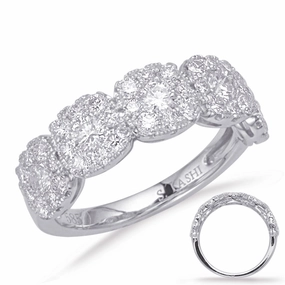 1.40 ctw. WHITE GOLD DIAMOND FASHION RING D4635WG