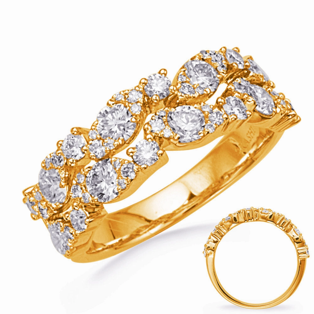 1.49 ctw. YELLOW GOLD DIAMOND RING D4808YG